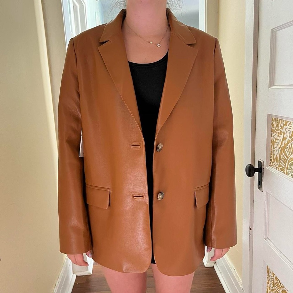NWT Aritzia Wilfred Memories Blazer in Rich Chestnut